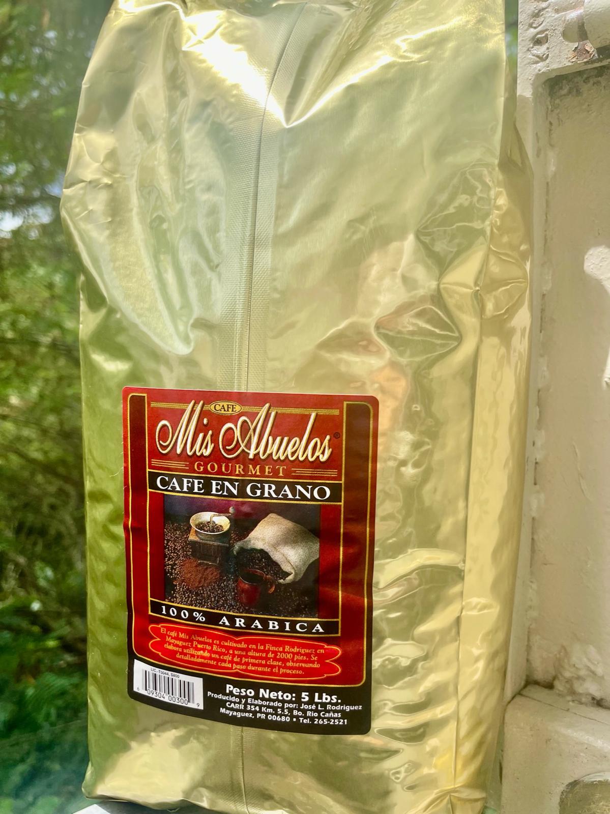 Café Mis Abuelos Coffee Beans 5 lbs.