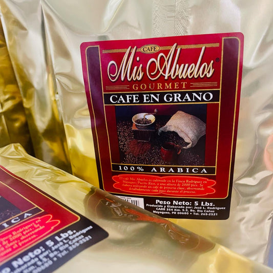 Café Mis Abuelos Coffee Beans 5 lbs.
